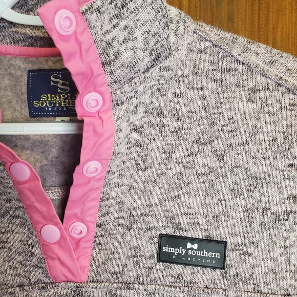Simply Southern knit snap pullover - Picture 2 of 5